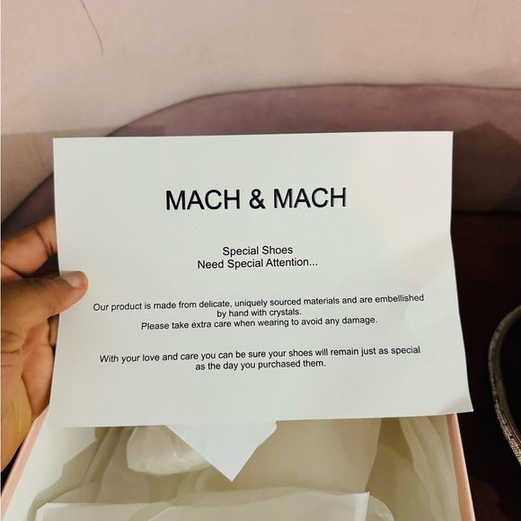 Mach & Mach double Bow Pointed Toe Pump - Picture 5 of 6